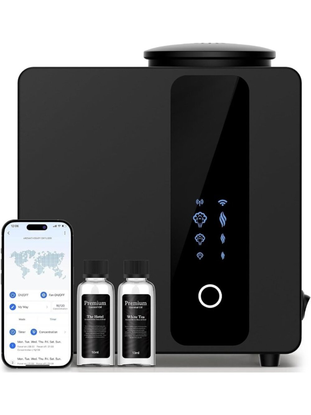 Upgraded HVAC Scent Diffuser Machine for Large Rooms - Covers 5000 Sq.Ft